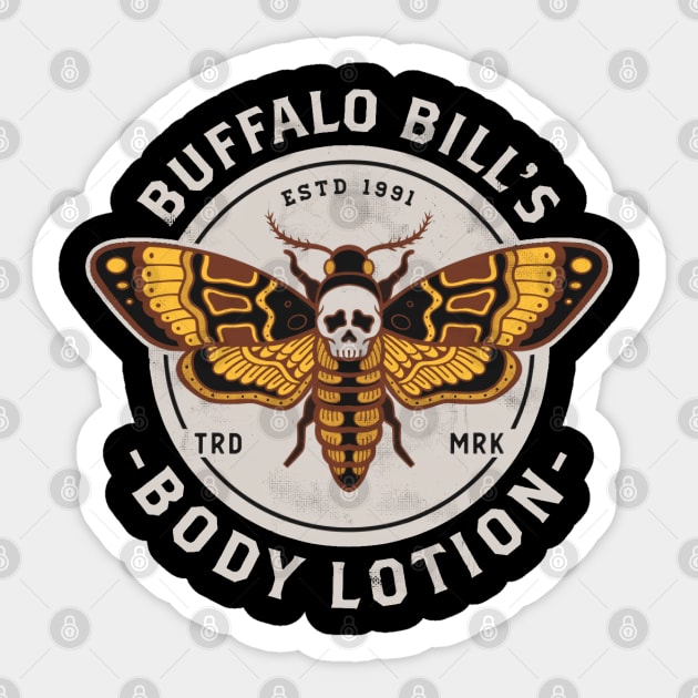 Buffalo Bill's Body Lotion Sticker by wewewopo